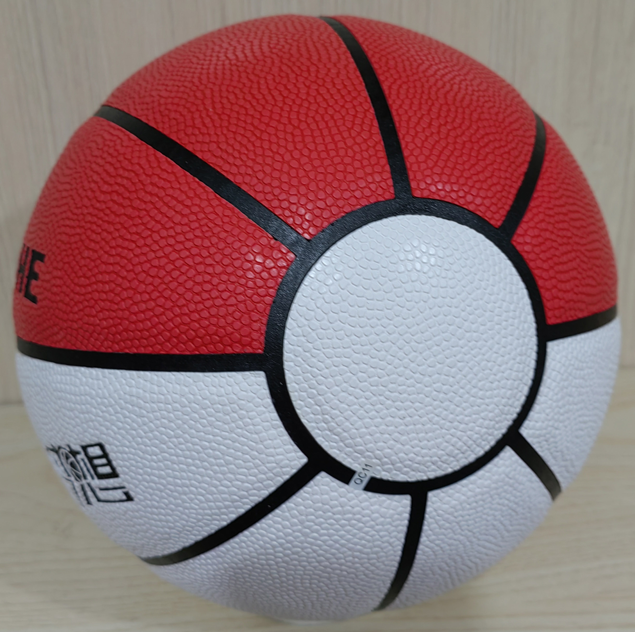 耐磨PU  圆十片 红白色